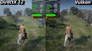 Red Dead Redemption 2 4K Ultra Settings DX12 VS Vulkan  RTX 3090  Ryzen 9 5950X [upl. by Vevine695]