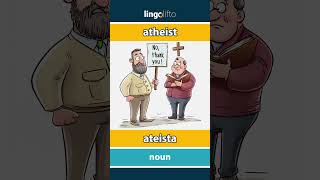 🇬🇧🇵🇱 atheist  ateista  vocabulary builder  learn English  Uczmy się angielskiego [upl. by Aneekal361]