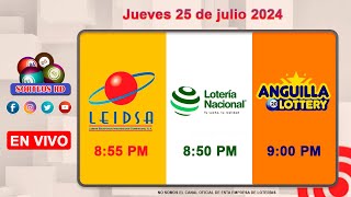 Lotería Nacional LEIDSA y Anguilla Lottery en Vivo 📺│Jueves 25 de julio 2024 855 PM [upl. by Sualk861]