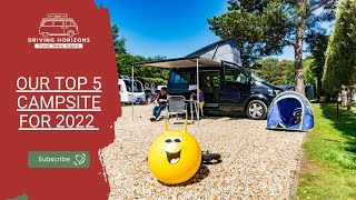 Good Campsites to visit in 2022  Our Top 5 [upl. by Haras]