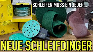 Neue Schleifmittel im Shop  Hochleistungs Schleifscheiben  Vlies und Gitter  Mikes Toolshop [upl. by Ytinav]