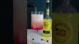 Blueberry Limoncello Spritz Cocktail Recipe [upl. by Elleimac]