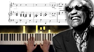 Ray Charles  Georgia On My Mind  Piano Sheet Music [upl. by Aloek]