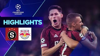 Sparta Praha vs Red Bull Salzburg 30 Highlights UEFA Champions League 202425 [upl. by Merrili]