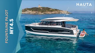 Fountaine Pajot MY 4S  Luxury Power Catamaran [upl. by Elauqsap]