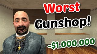 I Build The WORST Gunshop In Elitelupus Gmod DarkRP [upl. by Doak426]