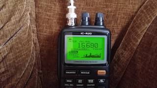 Icom ICR20 Spectrum Scope Режим спектроскоп [upl. by Eutnoj546]