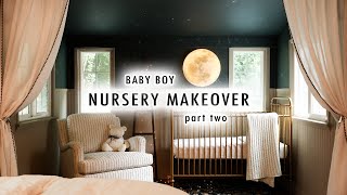 NURSERY MAKEOVER Vintage Collected amp Inspired for Baby Boy Part 2  BEFORE amp AFTER [upl. by Earlie]