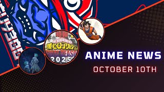 Anime News Oct 10 [upl. by Anuahsal183]