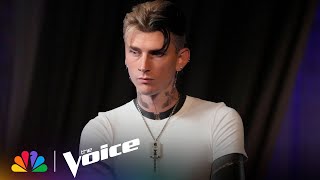 mgk Is Team Gwens Superstar Playoff Advisor  The Voice  NBC [upl. by Chatwin]