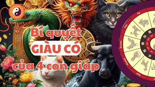 Bí quyết giàu có của 4 con giáp I TỬ VI 12 CON GIÁP I Nhân Mệnh [upl. by Annoeik]