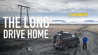 Driving my Van 1500 Miles from Iceland to the UK [upl. by Wanfried]