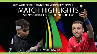 Eduard Ionescu vs Simon Gauzy  MS R128  2023 ITTF World Table Tennis Championships Finals [upl. by Telocin716]