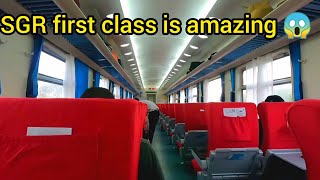 my first time travelling on SGR First class Mombasa Nairobi trip Dennis The National [upl. by Torres422]