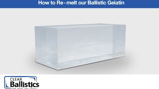 How To Remelt Clear Ballistics Gel [upl. by Ahseer993]