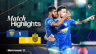 Match Highlights  Chennaiyin FC 10 Hyderabad FC  MW 12  ISL 202425 [upl. by Anerbas]