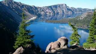 Crater Lake  National Park Oregon  USA [upl. by Aynatal456]