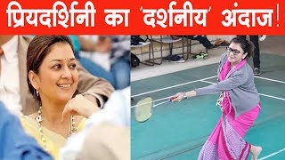 Jyotiraditya Scindia की वाइफ Priyadarshini Raje Scindia का दर्शनीय अंदाज़ तो देखिये SR Time [upl. by Netsrik]