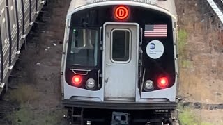 Concourse Yard RAREST Captures PART 2  R179 D Train R160 R68 M train R46  More  NYC Subway [upl. by Esbenshade858]