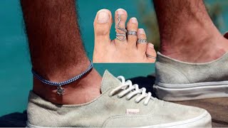 Toe Rings And Anklets For Men  Mens Fashion [upl. by Markson]