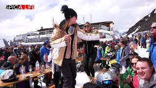 Luxe et fêtes sur les pistes  Ischgl Vs Gstaad le combat glamour [upl. by Katlaps]