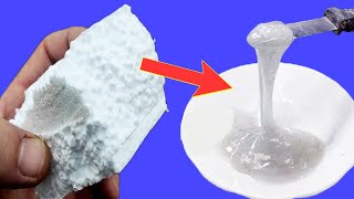 Make your own super glue for wood plastic iron and styrofoam ceramics [upl. by Emmalee]