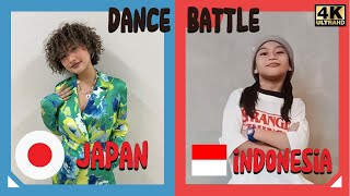 Miyu vs Miyu Japan Meets Indonesia in an Epic Dance Battle battledance [upl. by Ikaz]