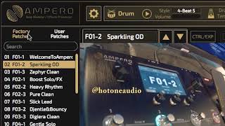 Hotone Ampero  Factory Presets [upl. by Nesnar]