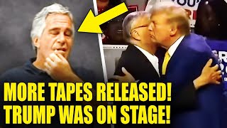 Watch Trump ON STAGE as MORE EPSTEIN TAPES GO PUBLIC [upl. by Emmi]