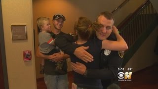 Family Grateful After Granbury Officer Saves Toddlers Life [upl. by Anirazc212]