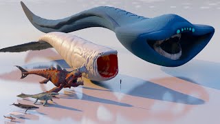 Is Bloop Really the LARGEST Sea Creature in the Ocean 3D Size Comparison [upl. by Mitinger797]