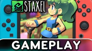 Staxel  Nintendo Switch Gameplay [upl. by Jadda]