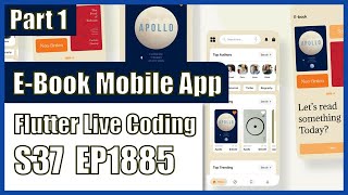 Flutter Flutter Live Coding EP1885 EBook App Part 1 [upl. by Libbey498]