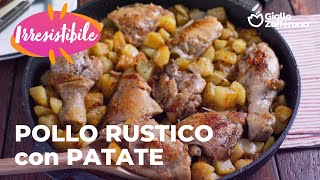 POLLO RUSTICO con PATATE in PADELLA RISULTATO IRRESISTIBILE💥🥔🍗 [upl. by Annaerdna216]