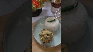 Aloo Bhorta with garam bhaat Recipe  Aloo chokha recipe shorts youtubeshorts shortvideo chokha [upl. by Leslee317]