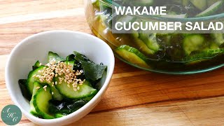 How to make Wakame Seaweed Cucumber Salad Recipe [upl. by Navada]