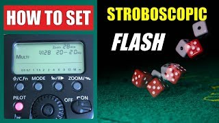 High Speed Photography  Stroboscopic Flash settings for stroboscope light [upl. by Standford]