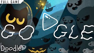 Halloween 2020 Magic Cat Academy 2  Google Doodle  Full Game [upl. by Nurav]