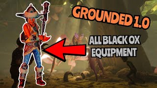 Grounded 10 Full BLACK OX Armour amp Crossbow Tutorial [upl. by Haliehs355]