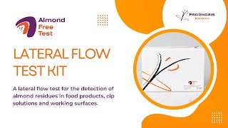 Almond Free Test  Lateral FLow  for the detection of Almond Residues [upl. by Kohsa980]