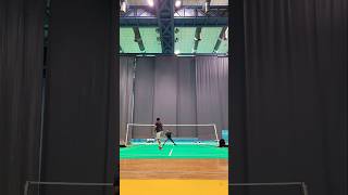 Drop Deception Shorts badminton trickshots 🏸 [upl. by Mij]