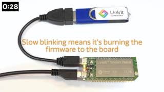 MediaTek LinkIt™ Smart 7688 tutorial Firmware upgrade with USB [upl. by Ahsyat812]