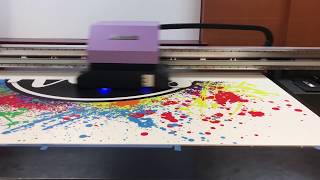 Mimaki JFX200 2513 UV LED flatbed printer [upl. by Bautram]