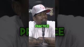 Allen Iverson quotPracticequot 🔥 shorts nba [upl. by Orazal364]