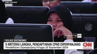 EMaterai Langka Pendaftaran CPNS Diperpanjang [upl. by Eloc829]