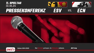 Pressekonferenz Spieltag 11 ESV Kaufbeuren vs EC Bad Nauheim [upl. by Rotsen]