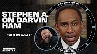 Stephen A is a bit salty about Darvin Ham getting fired by the Lakers  NBA Countdown [upl. by Nacul]