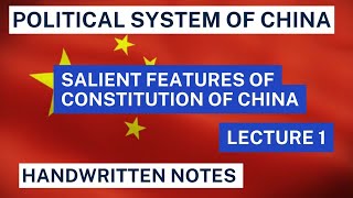 Constitution of China 1892 Salient Features of Chinese ConstitutionWorld Constitutions Pol Sci [upl. by Valenza]