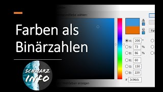 Farben als Binärzahlen  Umrechnung HexadezimalDezimalBinär [upl. by Graaf]