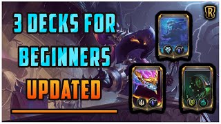 Climb the Ranks Discover the Best Beginner Decks for Legends of Runeterra 2023 [upl. by Barabas]